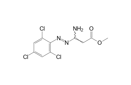 3-amino-3-[(2,4,6-trichlorophenyl)azo]acrylic acid, methyl ester