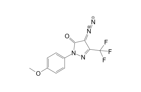 4-Diazo-1-(4-methoxyphenyl)-3-trifluoromethylpyrazolin-5-one