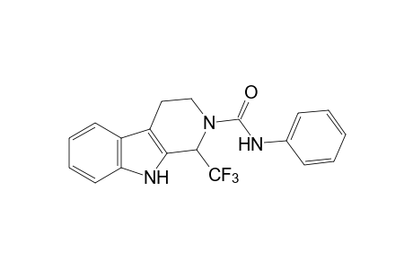 2,3,4,9-tetrahydro-1-(trifluoromethyl)-1H-pyrido[3,4-b]indole-2-carboxanilide