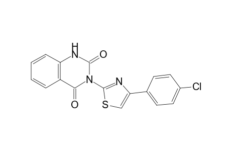 3-[4-(4-chlorophenyl)-1,3-thiazol-2-yl]-1H-quinazoline-2,4-dione