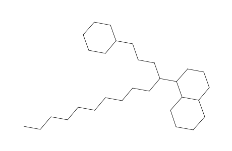 Naphthalene, 1-[1-(3-cyclohexylpropyl)undecyl]decahydro-