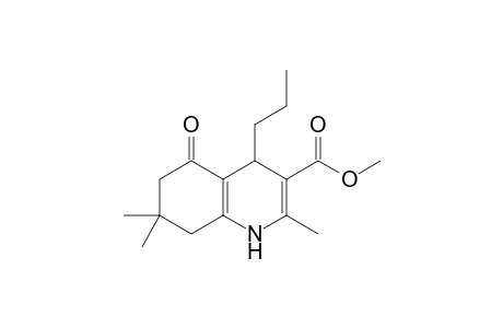 Methyl 1,4,7,8-tetrahydro-2,7,7-trimethyl-5(6H)-oxo-4-propyl-3-quinolinecarboxylate