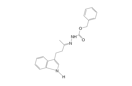 3-(3-Indol-3-yl-1-methylpropylidene)carbazic acid, benzyl ester