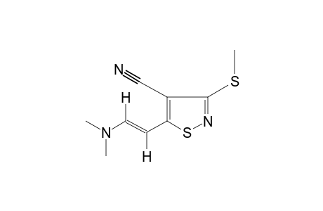 trans-5-[2-(DIMETHYLAMINO)VINYL]-3-(METHYLTHIO)-4-ISOTHIAZOLECARBONITRILE