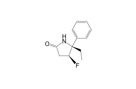 (4S,5R)-5-Ethyl-4-fluoro-5-phenylpyrrolidin-2-one