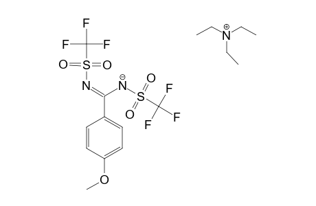 4-METHOXY-N,N'-BIS-(TRIFLUOROMETHYLSULFONYL)-BENZAMIDINE-TRIETHYLAMMONIUM-SALT