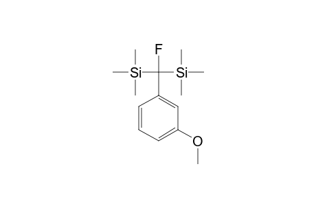 1-[Fluoro-bis(trimethylsilyl)methyl]-3-methoxybenzene