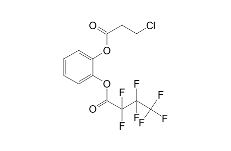 1,2-Benzenediol, o-(3-chloropropionyl)-o'-(2,2,3,3,4,4,4-heptafluorobutyryl)-