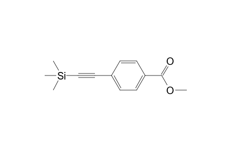 p-[(trimethylsilyl)ethynyl]benzoic acid, methyl ester
