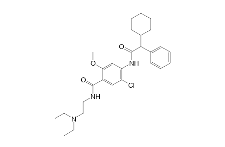 6'-chloro-2-cyclohexyl-4'-{[2-(diethylamino)ethyl]carbamoyl}-2-phenyl-m-acetanisidide