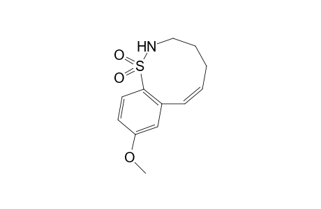 (Z)-9-Methoxy-2,3,4,5-tetrahydrobenzo[h][1,2]thiazonine 1,1-dioxide