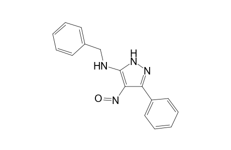 4-nitroso-5-phenyl-N-(phenylmethyl)-1H-pyrazol-3-amine