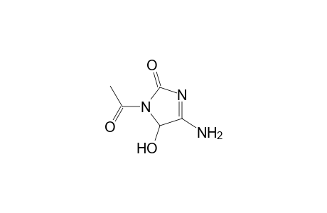 1-acetyl-4-amino-5-hydroxy-3-imidazolin-2-one