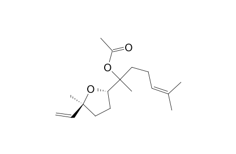 [2,6,10-Trimethyl-7,10-epoxy-2,11-dodecadien-6-yl] ester of (7S,10S)-acetic acid