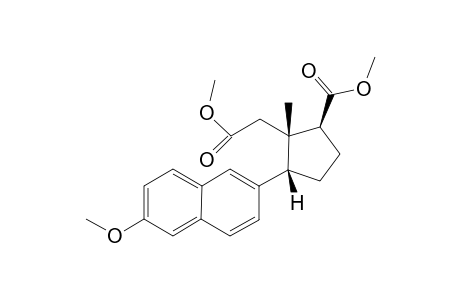 rac-3-methoxy-9(11)-seco-14-isoestra-1,3,5(10),6,8-pentaen-11,17.beta.-dioic acid dimethyl ester