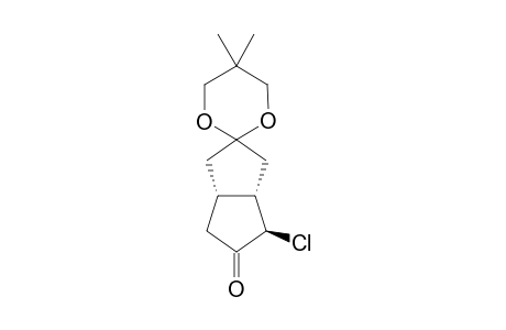 (3'aS,4'R,6'aR)-(4'-Chloro-1',6'a',6',3'a-tetrahydro-5,5-dimethylspiro[1,3-dioxane-2,2'-(1'H)-pentalen])-5'-one