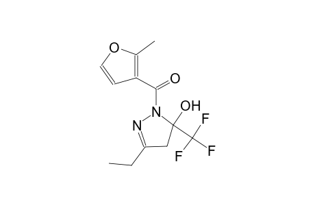 3-ethyl-1-(2-methyl-3-furoyl)-5-(trifluoromethyl)-4,5-dihydro-1H-pyrazol-5-ol