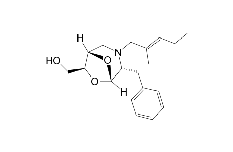 [(1S,4R,5S,7S)-3-[(E)-2-methylpent-2-enyl]-4-(phenylmethyl)-6,8-dioxa-3-azabicyclo[3.2.1]octan-7-yl]methanol