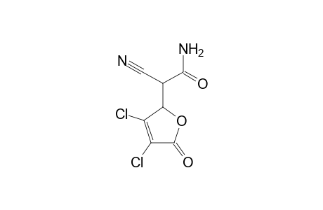 2-Cyano-2-(3,4-dichloro-5-oxo-2,5-dihydro-2-furanyl)acetamide