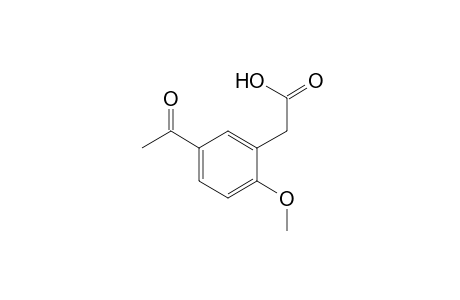 (5-acetyl-2-methoxyphenyl)acetic acid