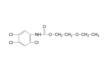 2,4,5-trichlorocarbanilic acid, 2-ethoxyethyl ester