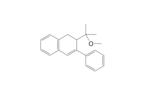 2-(2-Methoxypropan-2-yl)-3-phenyl-1,2-dihydronaphthalene