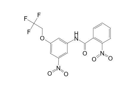 2-nitro-N-[3-nitro-5-(2,2,2-trifluoroethoxy)phenyl]benzamide