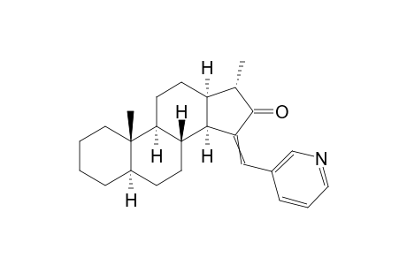 15-(Pyridin-3-ylmethylene)-17.alpha.-methyl-18-nor-5.alpha.,13.alpha.-androstan-16-one