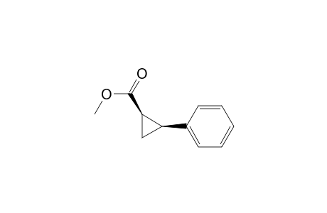 Cyclopropanecarboxylic acid, 2-phenyl-, methyl ester