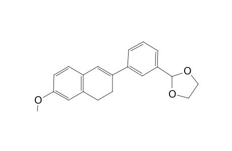 6-Methoxy-2-[3'-(1",3"-dioxolan-2"-yl)phenyl]-3,4-dihydronaphtahlene