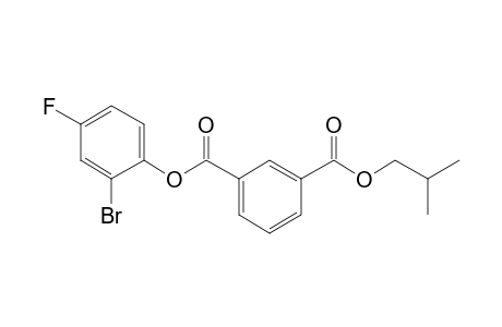 Isophthalic acid, 2-bromo-4-fluorophenyl isobutyl ester