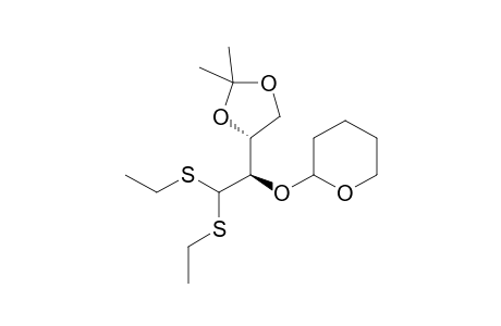 2-o-Tetrahydropyranyl-3,4-o-isopropylidene-D-erythrose diethyldithioacetal