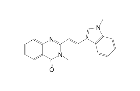 3-methyl-2-[(E)-2-(1-methyl-1H-indol-3-yl)ethenyl]-4(3H)-quinazolinone