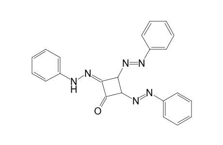 Cyclobutenetetraone tris(phenylhydrazone)