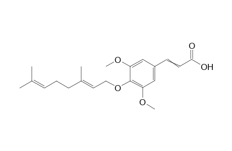 4-Geranoylsinapic Acid