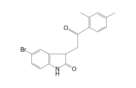 5-bromo-3-(2,4-dimethylphenacyl)-2-indolinone