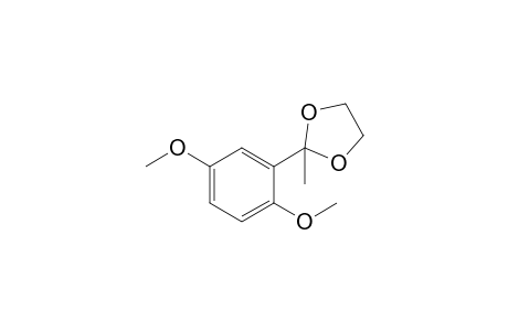 2-(2,5-dimethoxyphenyl)-2-methyl-1,3-dioxolane