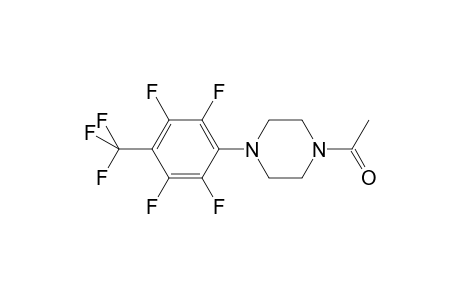 1-Acetyl-4-[2,3,5,6-tetrafluoro-4-(trifluoromethyl)phenyl]piperazine