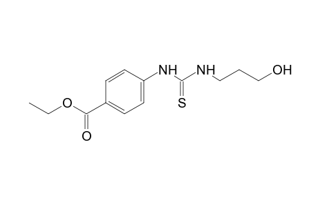 p-[3-(3-hydroxypropyl)-2-thioureido]benzoic acid, ethyl ester