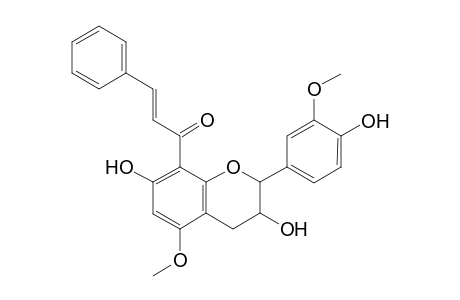 8-[(E)-4-PROP-2-EN-1-ONE]-2-(3-METHOXYL-4-HYDROXYPHENYL)-3,4-DIHYDRO-2-H-2-BENZOPYRAN-5-METHOXYL-3,7-DIOL