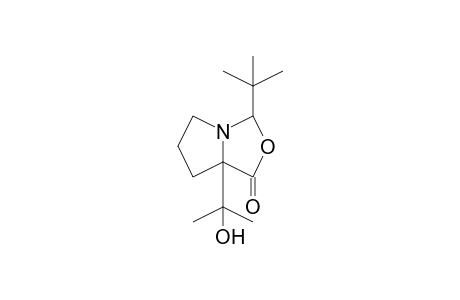 3-tert-Butyl-7a-(1-hydroxy-1-methylethyl)tetrahydro-1H-pyrrolo[1,2-c][1,3]oxazol-1-one