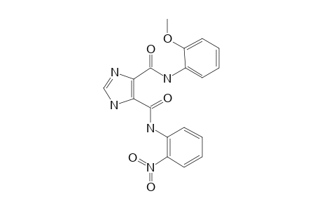 1H-Imidazole-4,5-dicarboxylic acid, 4-[(2-methoxy-phenyl)-amide] 5-[(2-nitro-phenyl)-amide]