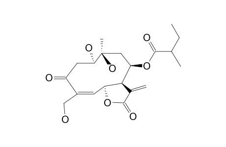 1-ALPHA,10-BETA,15-TRIHYDROXY-3-OXO-8-BETA-O-METHYLBUTANOYL-4,11(13)-GERMACRADIEN-6-ALPHA,12-OLIDE