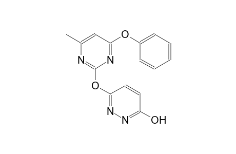 6-[(4-methyl-6-phenoxy-2-pyrimidinyl)oxy]-3-pyridazinol