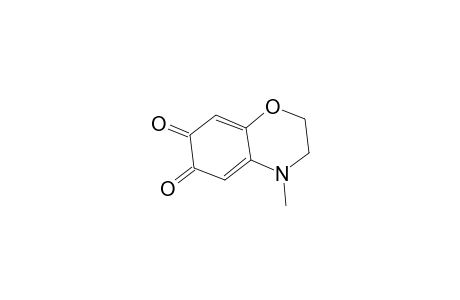 2H-1,4-Benzoxazine-6,7-dione, 3,4-dihydro-4-methyl-