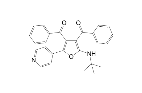 {2-[(1,1-Dimethylethyl)amino]-5-(pyridin-4-yl)furan-3,4-diyl}bis[phenylmethanone]