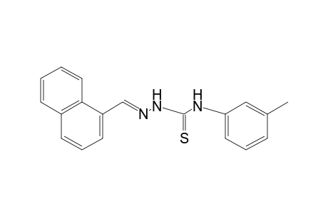 1-[(1-NAPHTHYL)METHYLENE]-4-m-TOLYLTHIOSEMICARBAZIDE