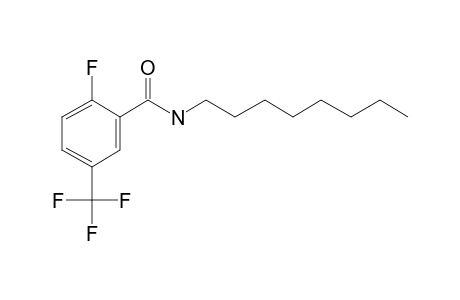 Benzamide, 2-fluoro-5-trifluoromethyl-N-octyl-