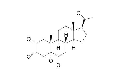 2-ALPHA,3-ALPHA,5-TRIHYDROXY-5-ALPHA-PREGNANE-6,20-DIONE