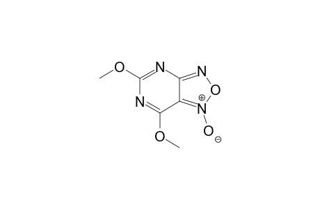 5,7-dimethoxy-[1,2,5]oxadiazolo[3,4-d]pyrimidine, 1-oxide